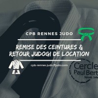 REMISE DES CEINTURES + RETOUR JUDOGI DE LOCATION | C.P.B. RENNES