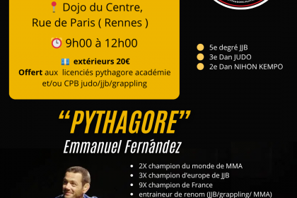 Stage de JJB avec Pythagore