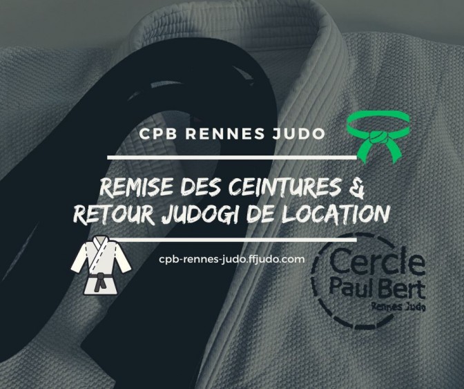 Image de l'actu 'REMISE DES CEINTURES + RETOUR JUDOGI DE LOCATION'