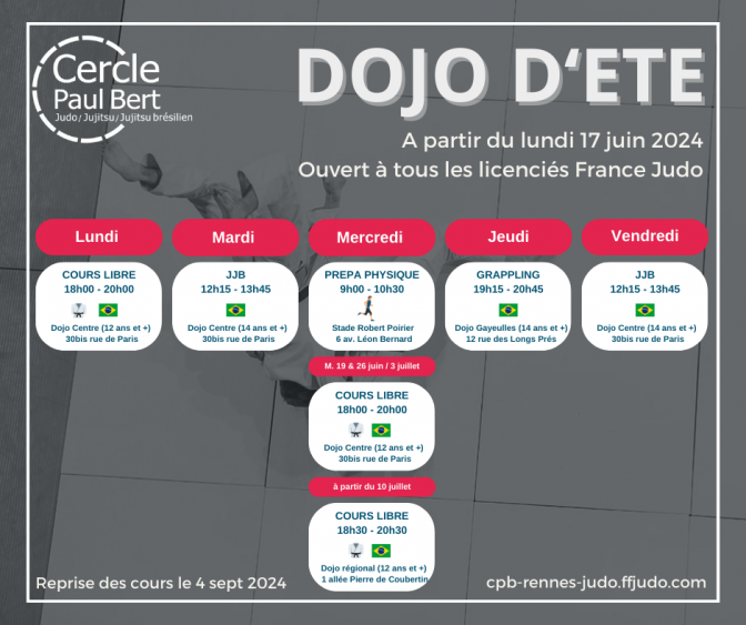 Image de l'actu 'DOJO D'ETE'