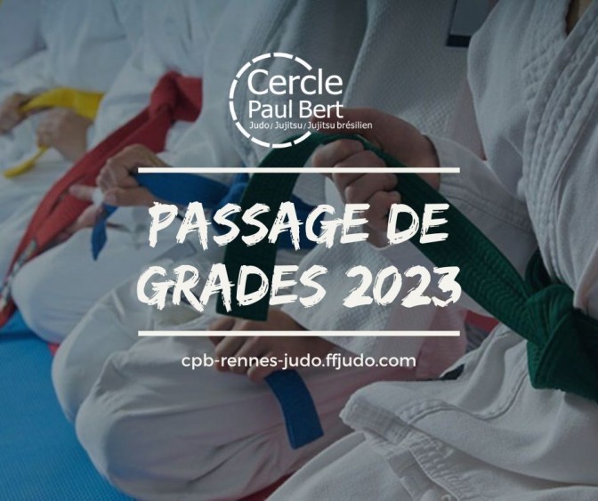 Image de l'actu 'PASSAGE DE GRADE 2023'