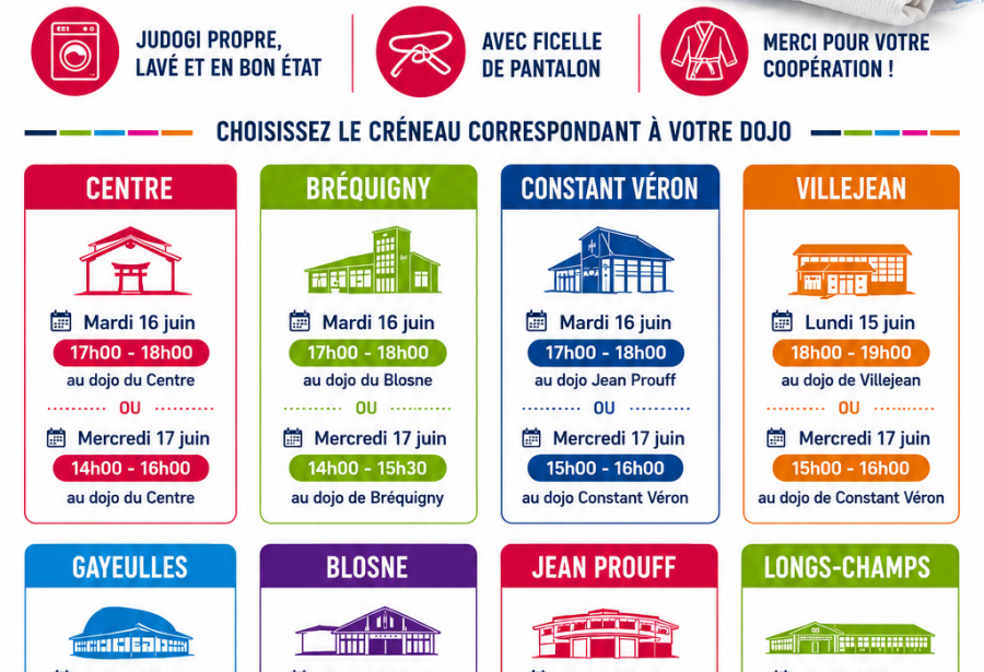 RETOUR JUDOGIS DE LOCATION