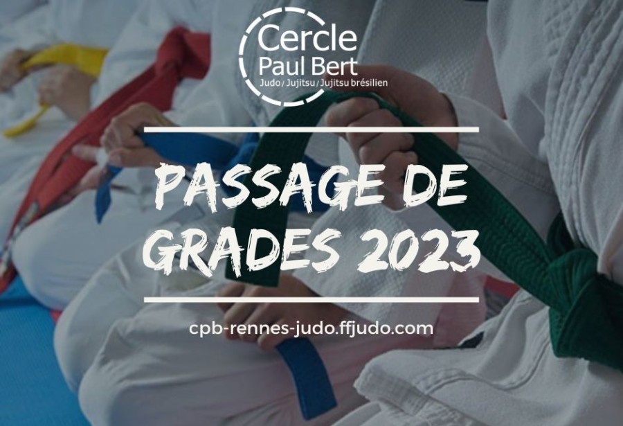 PASSAGE DE GRADE 2023