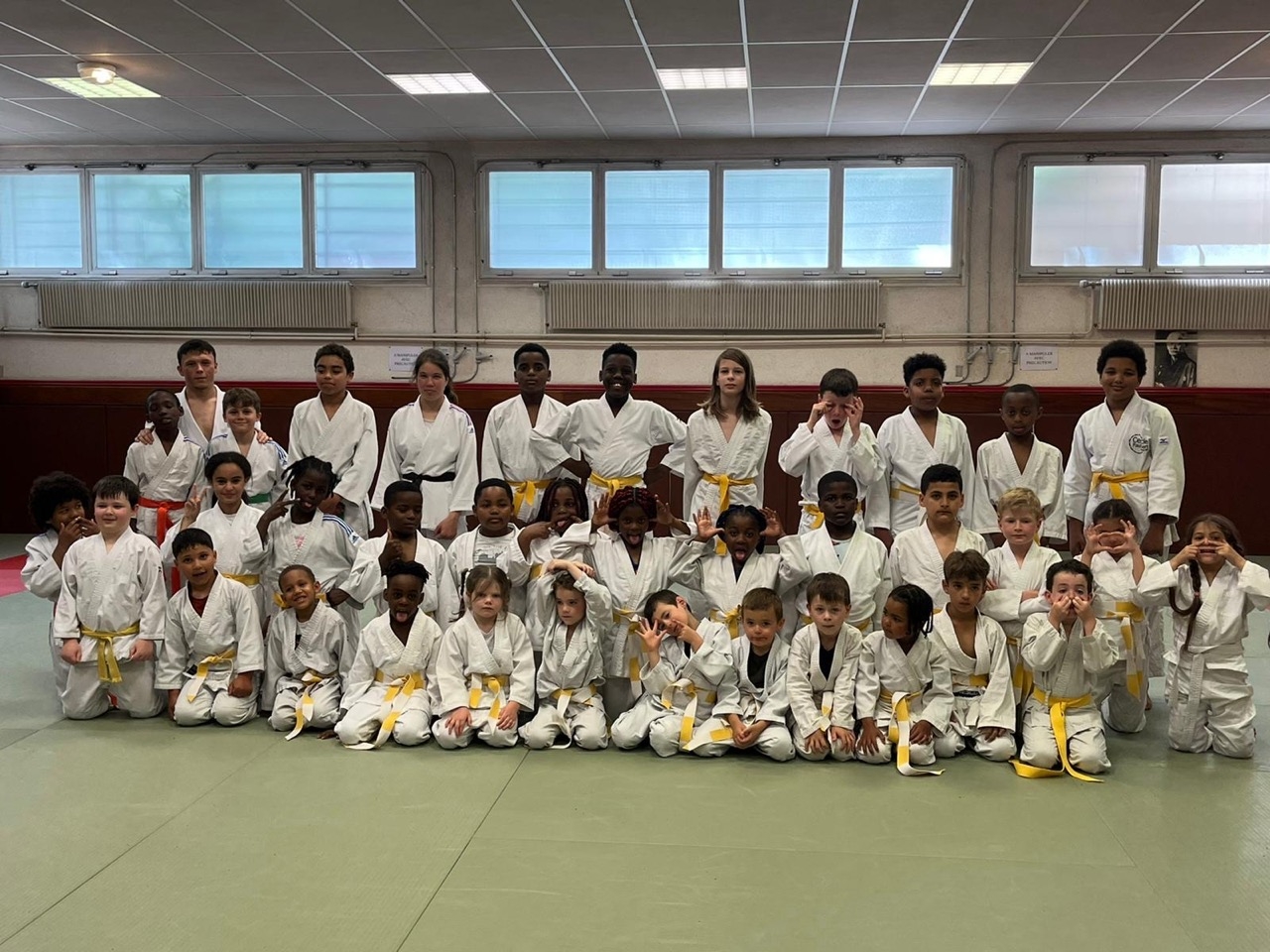 Remise des ceintures - dojo de Villejean